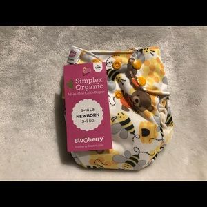 Blueberry Newborn Organic Simplex AIO Diaper